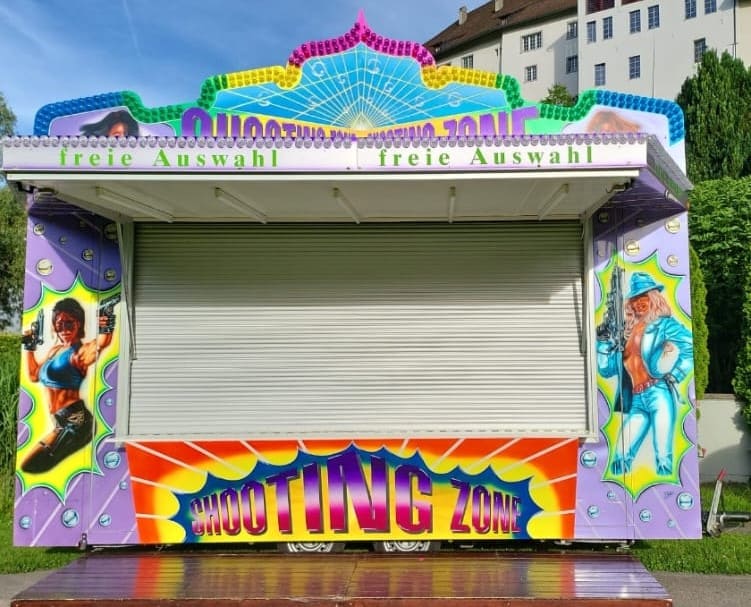 Shooting Zone Schiesswagen geschlossen