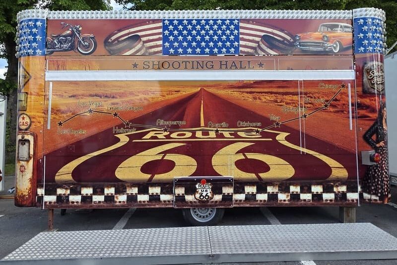 USA Schiesswagen geschlossen
