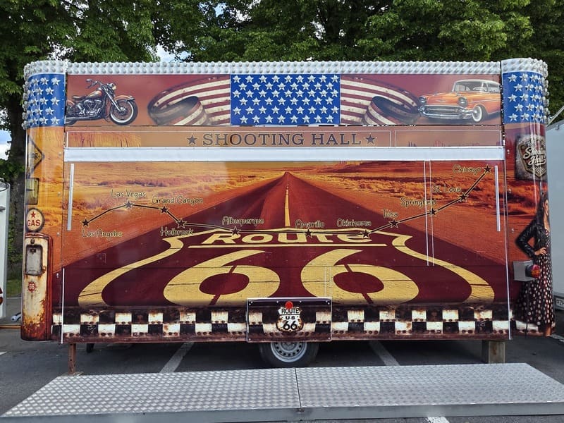 USA Schiesswagen geschlossen